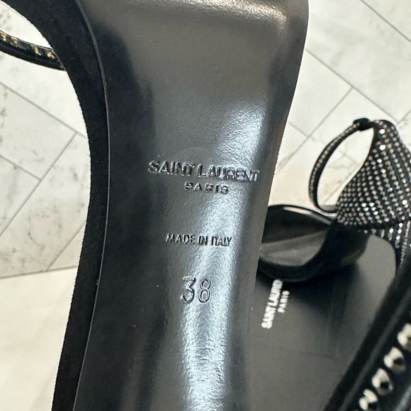 Saint Laurent Heels NERO/JET size 8 - Picture 4 of 6